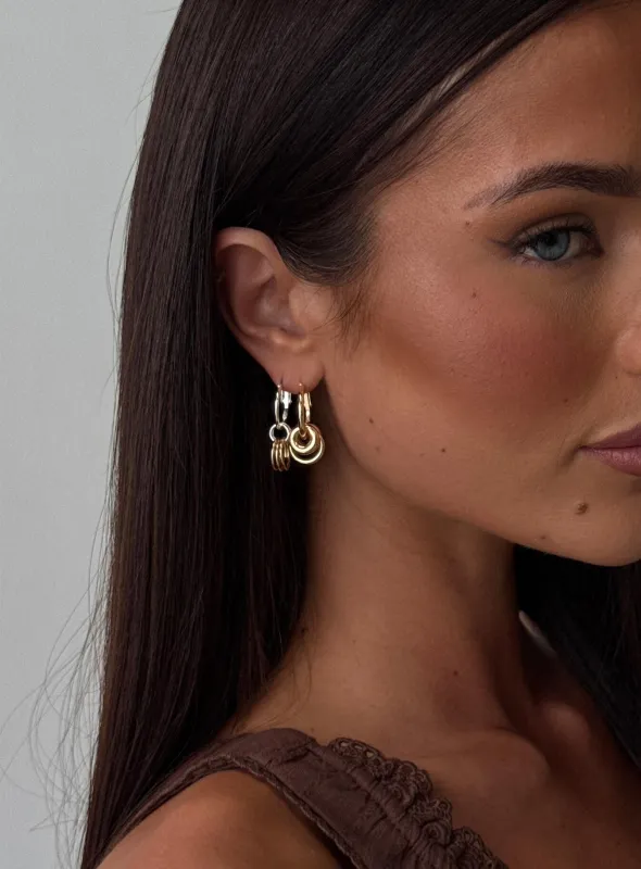 Madlyn Earring Pack Gold / Silver made by Princess Polly