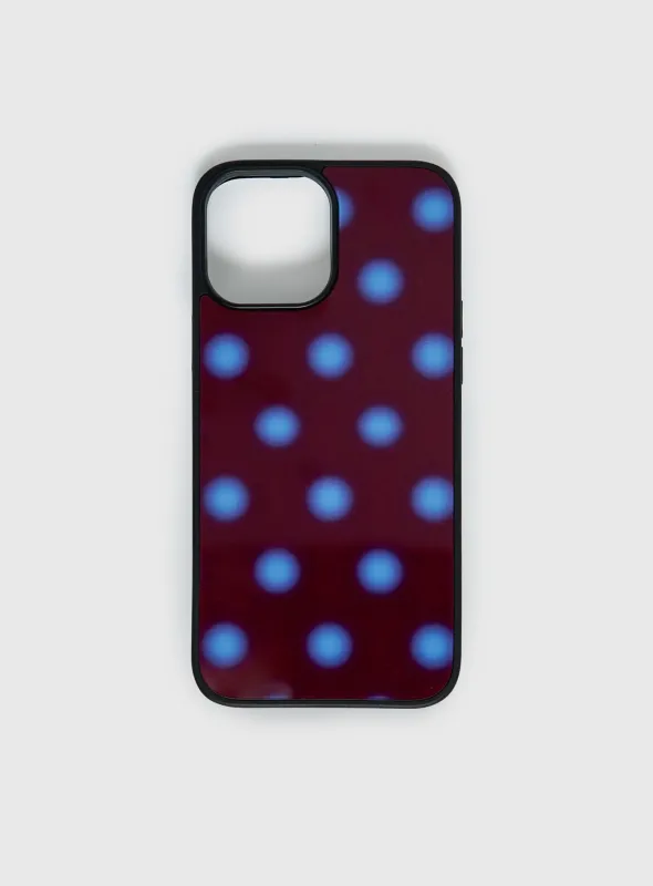 Triniti iPhone Case Blurred Polka Dot made by Princess Polly