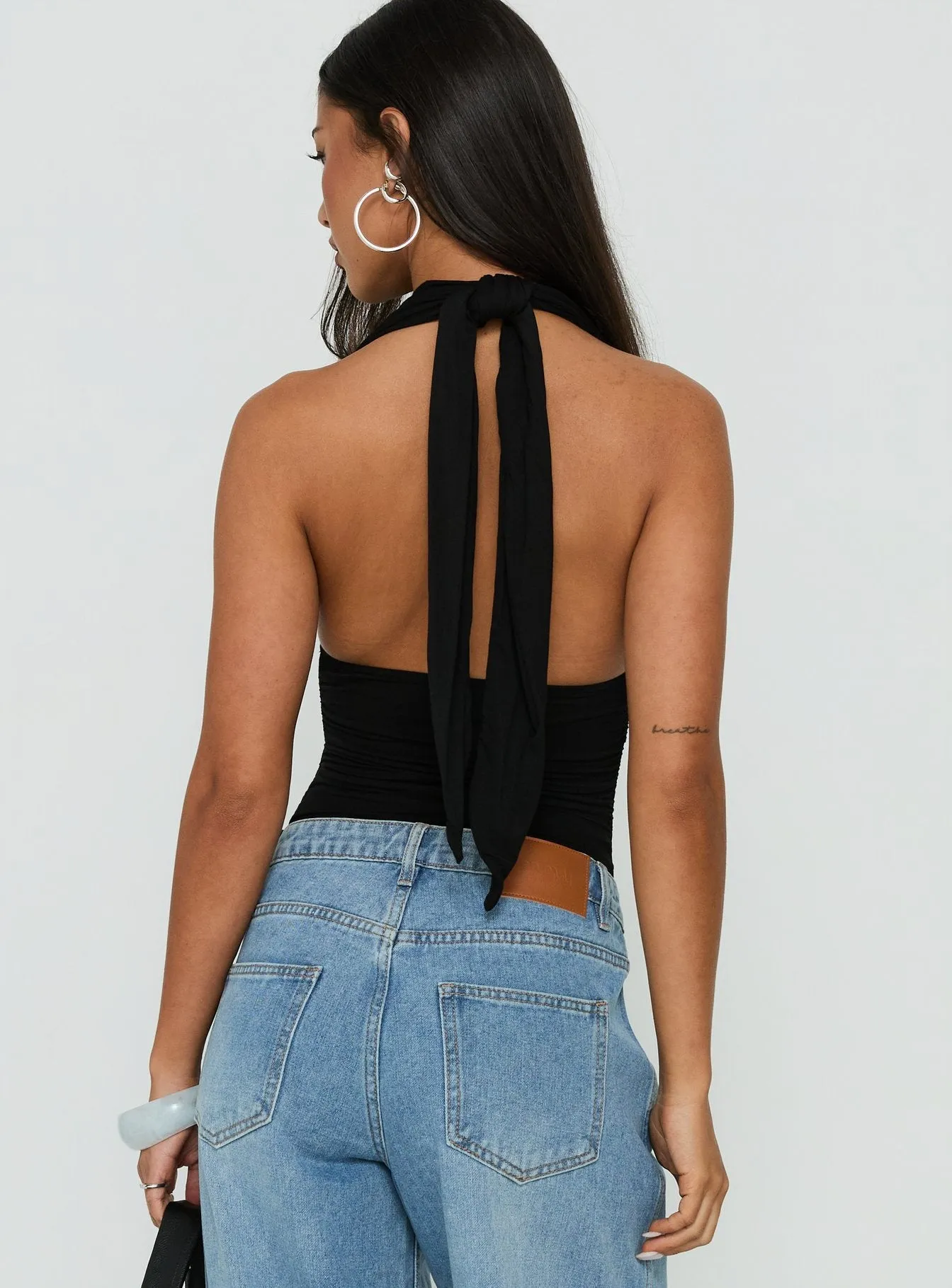 Celinna Multi Wear Bodysuit Black sold by Princess Polly product image thumbnail 4