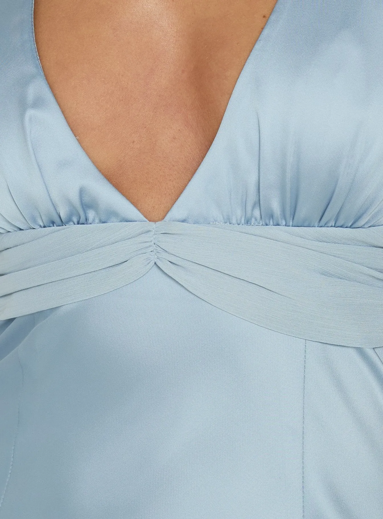 Odyssa Halter Maxi Dress Blue Slate sold by Princess Polly product image thumbnail 5