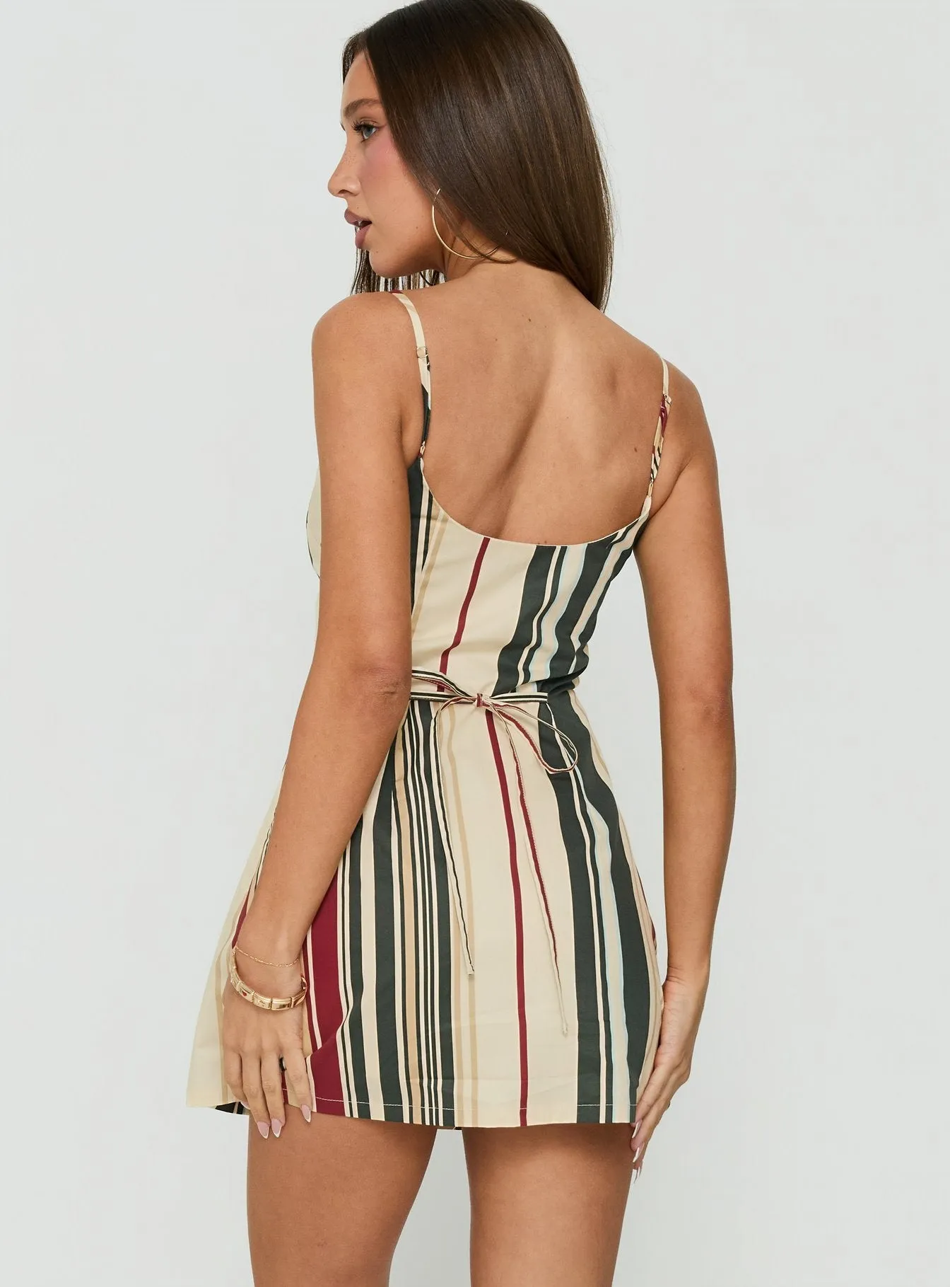 Yumiko Scoop Playsuit Multi Stripe sold by Princess Polly product image thumbnail 5