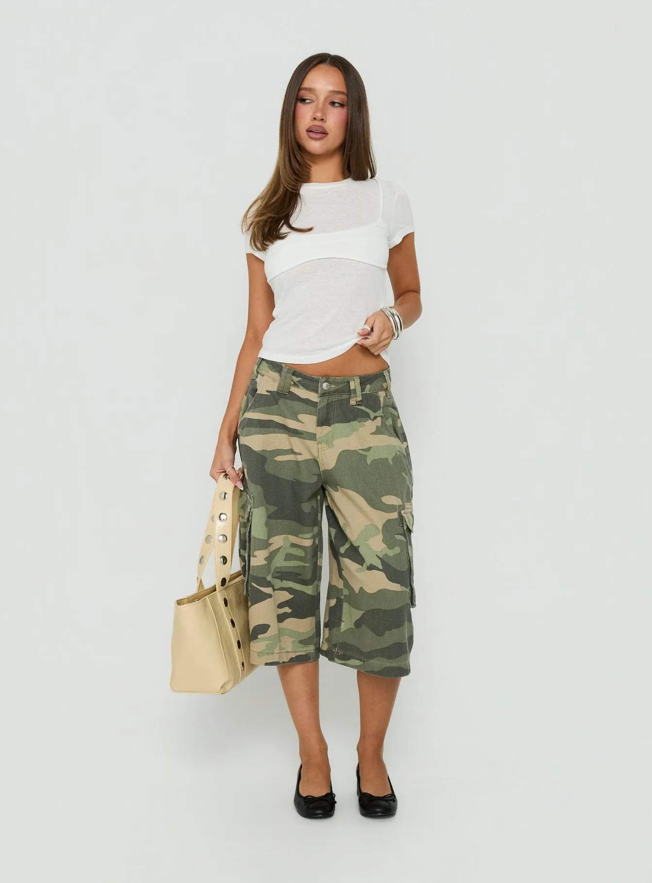 Ciella Bust Detail Short Sleeve Tee White sold by Princess Polly product image thumbnail 3