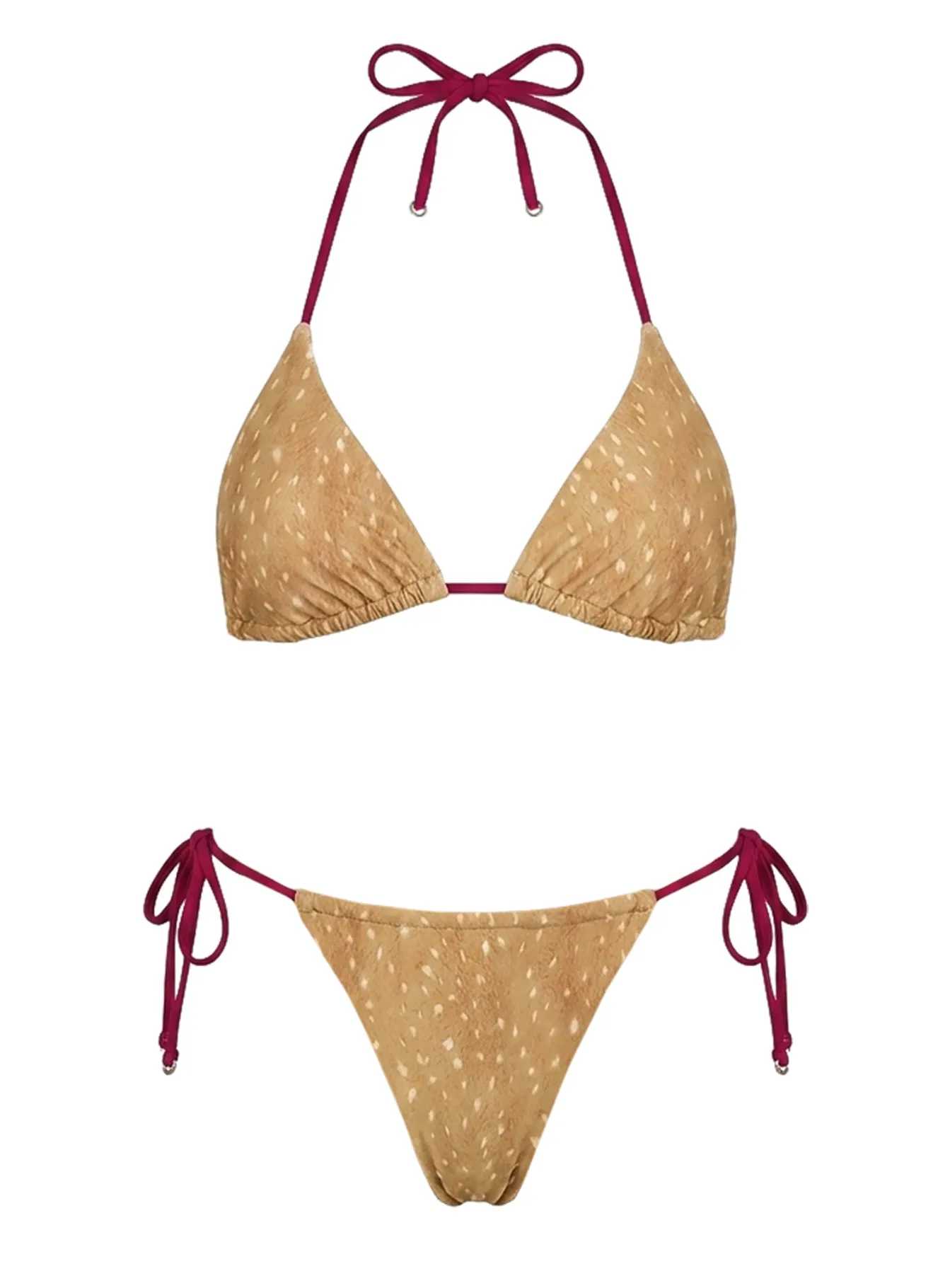Selbie String Ruched Bikini Bottoms Bambi sold by Princess Polly product image thumbnail 5