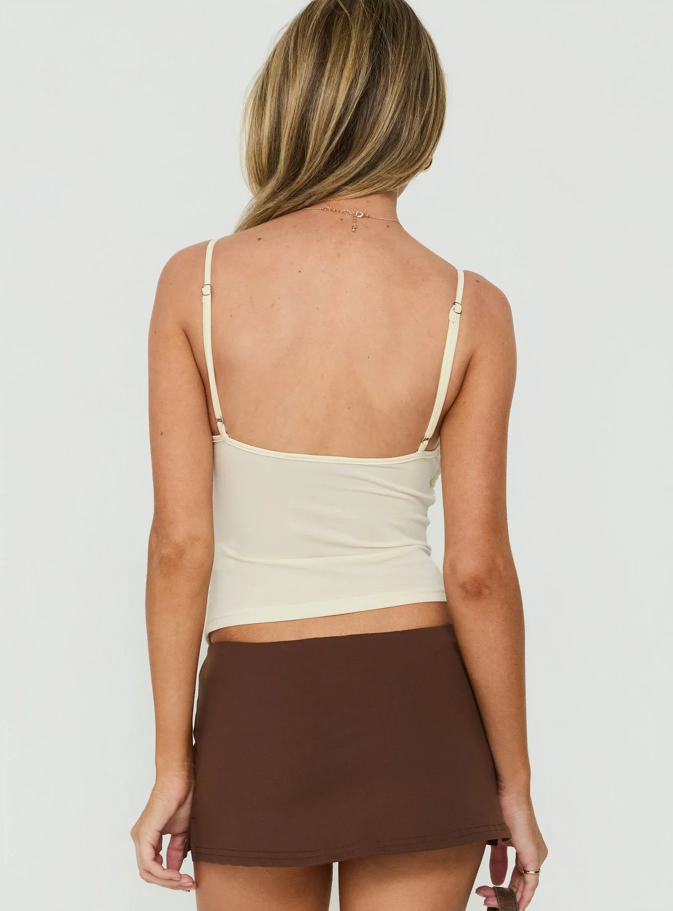 Edalie Layered Bralette Top Butter Yellow sold by Princess Polly product image thumbnail 5