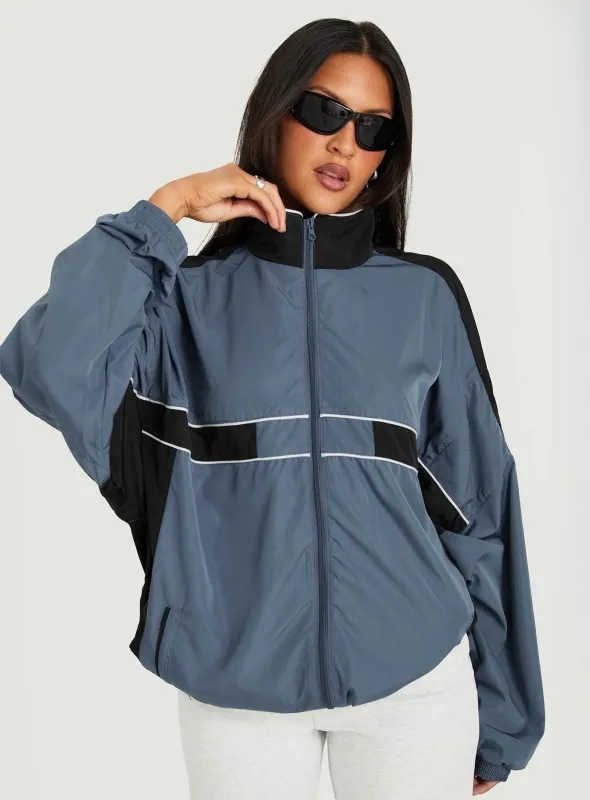 Rhode Windbreaker Slate Blue made by Lioness