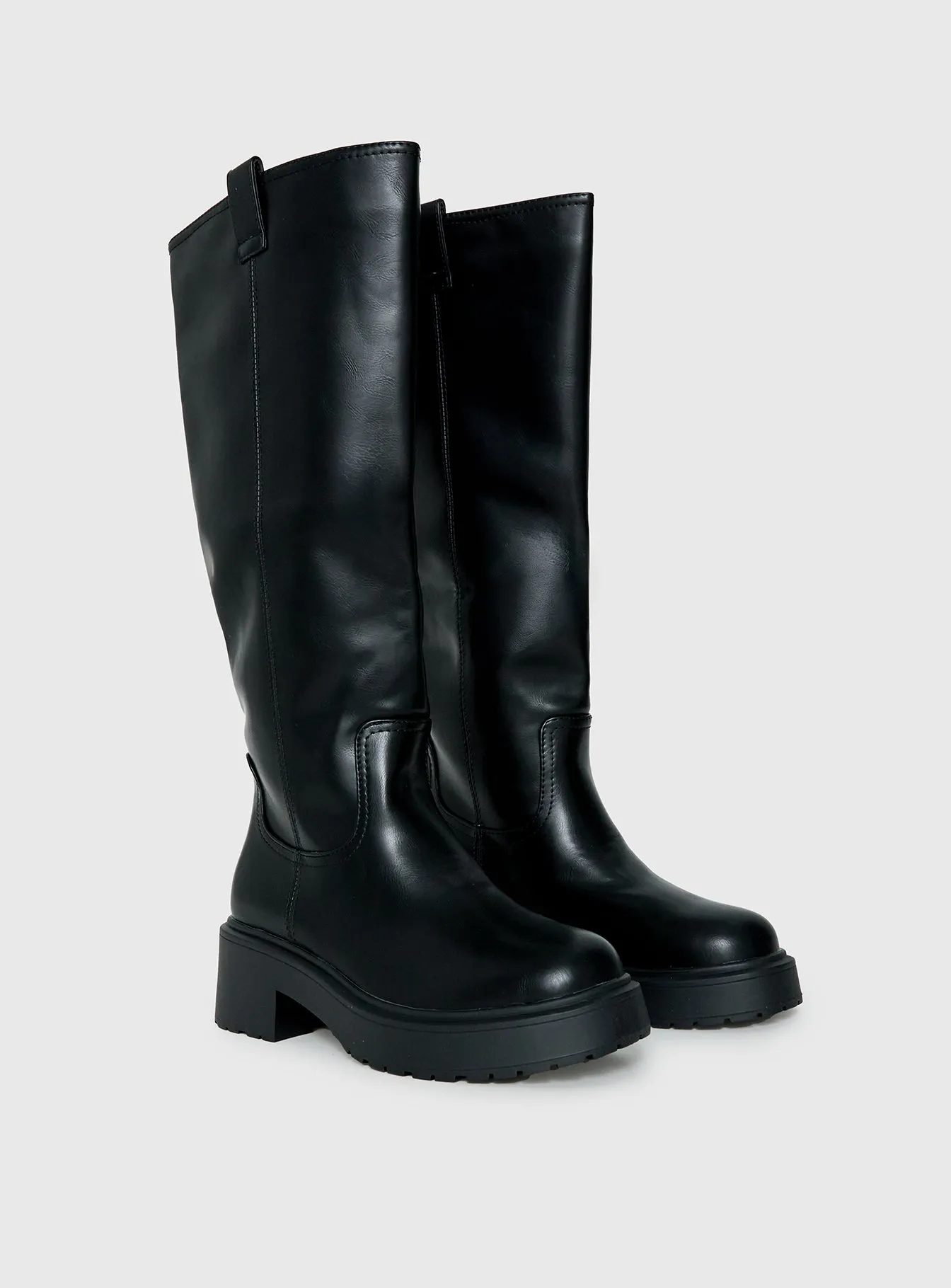 Lucia Knee High Boots Black sold by Princess Polly product image thumbnail 2