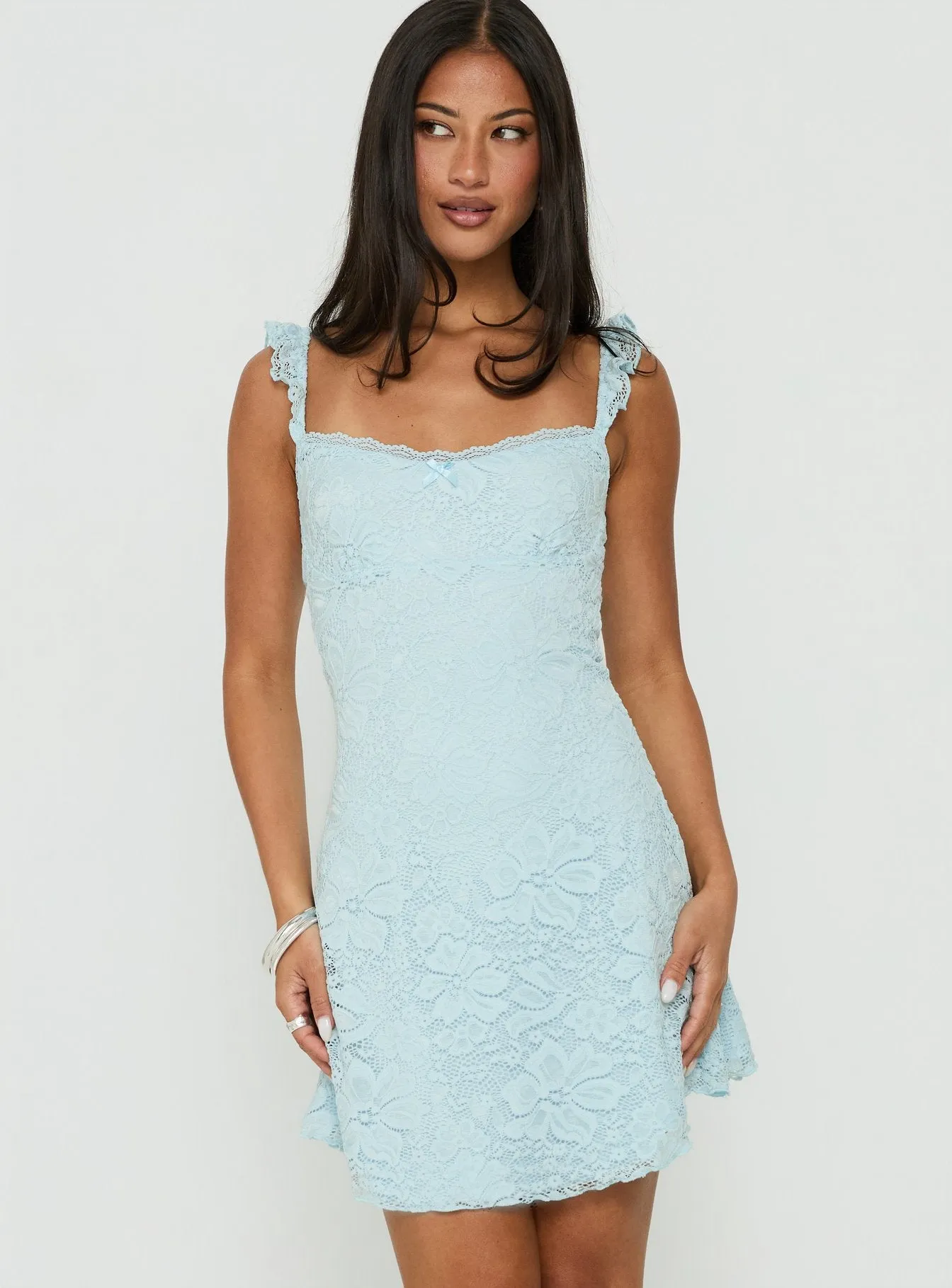 Beacall Mini Dress Blue sold by Princess Polly product image thumbnail 2