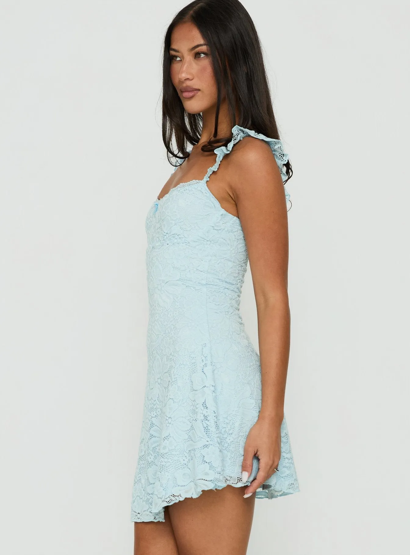 Beacall Mini Dress Blue sold by Princess Polly product image thumbnail 4