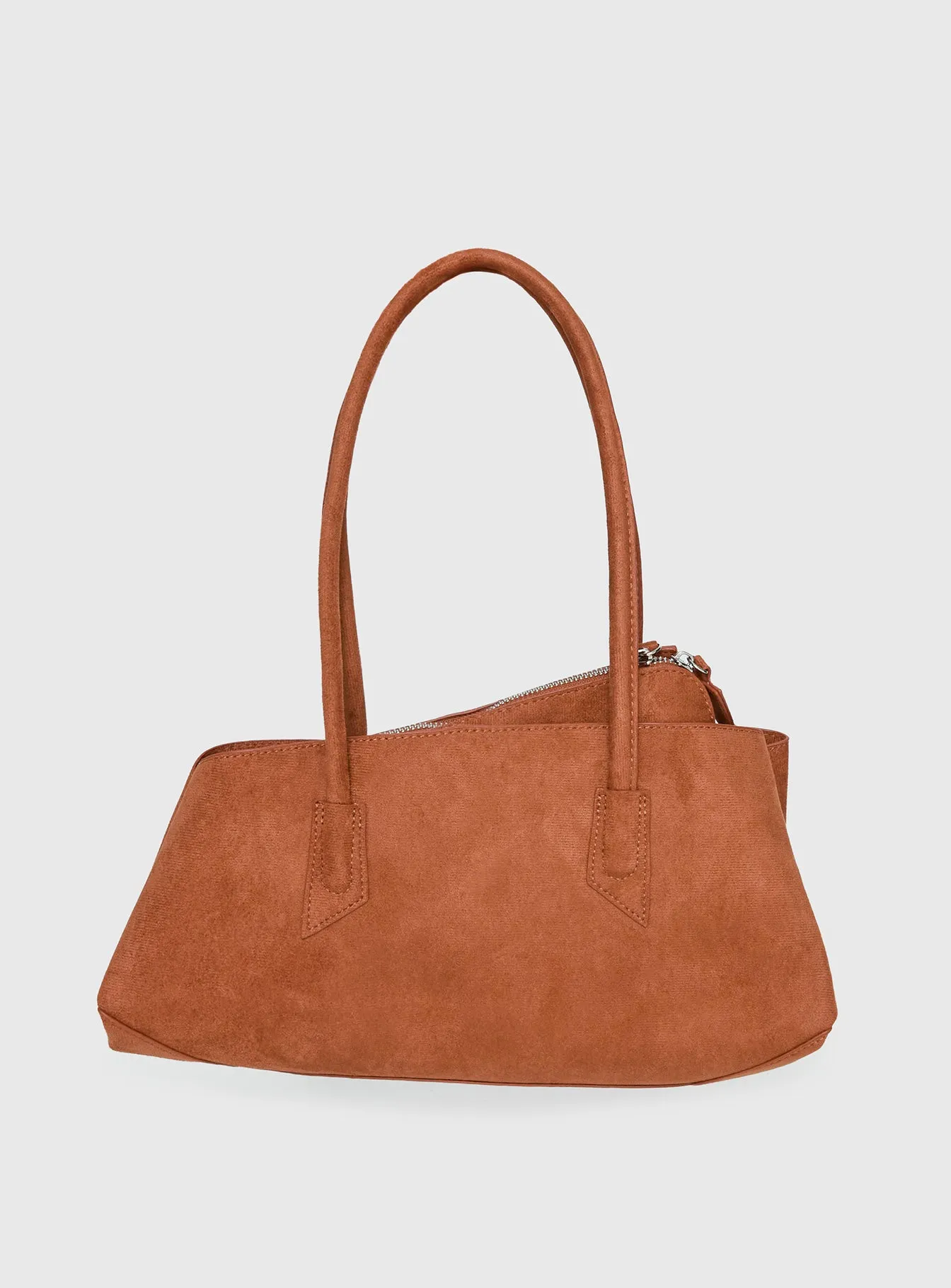 Hotshot Faux Suede Shoulder Bag Tan sold by Princess Polly product image thumbnail 2