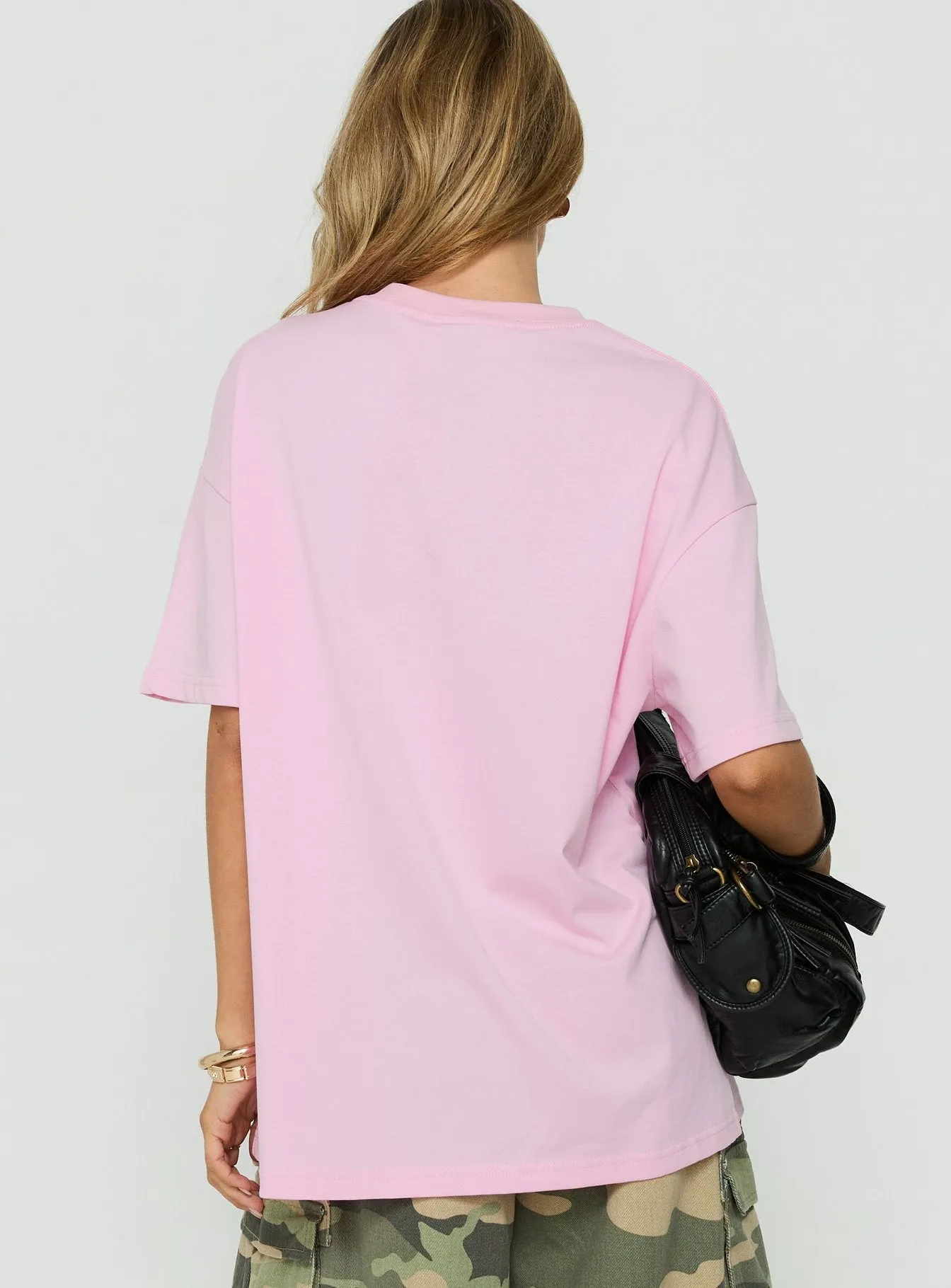 Steely Love Oversized Graphic Tee Washed Pink sold by Princess Polly product image thumbnail 5