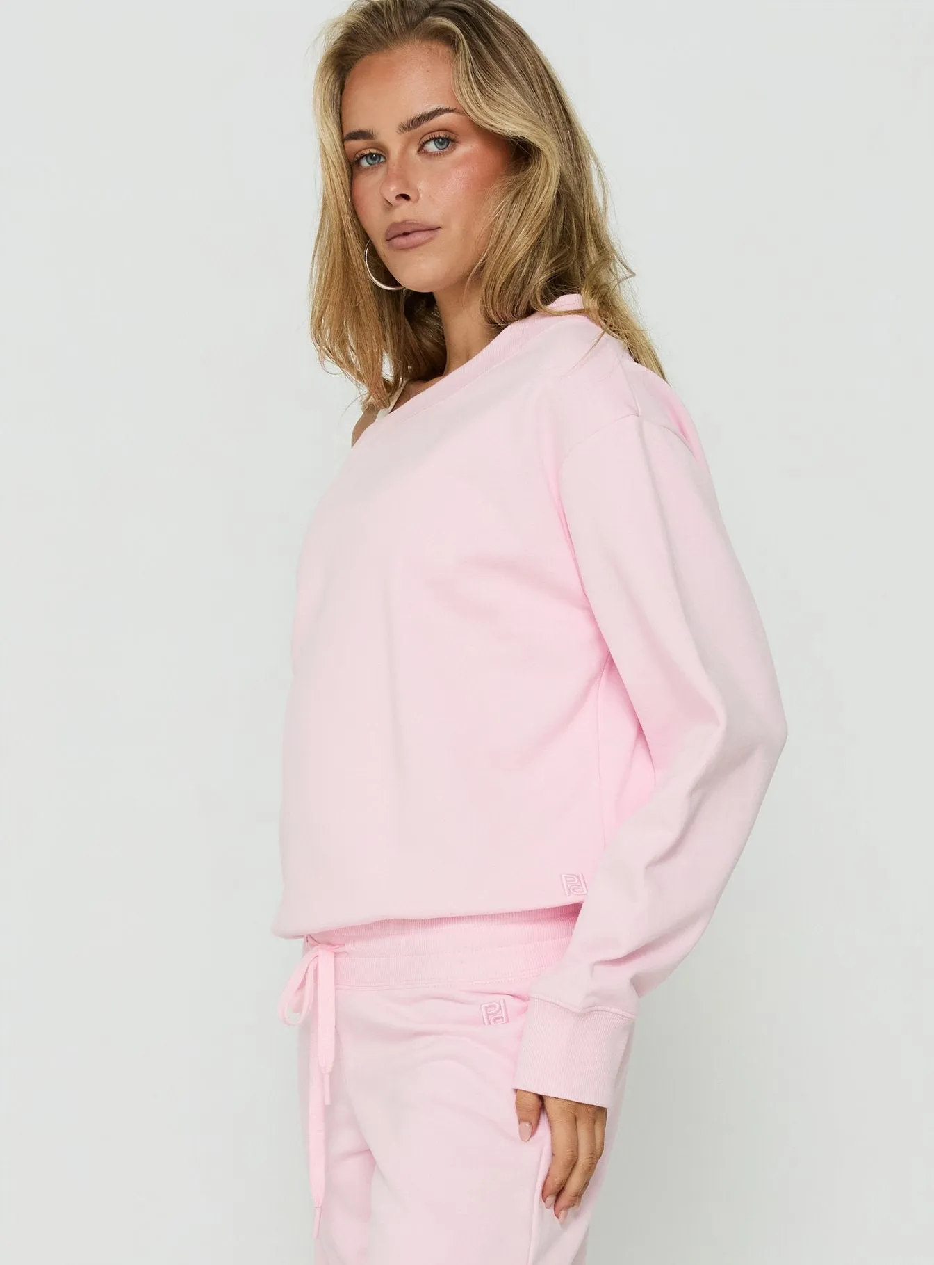 Wellness Off The Shoulder Jumper Pink sold by Princess Polly product image thumbnail 3
