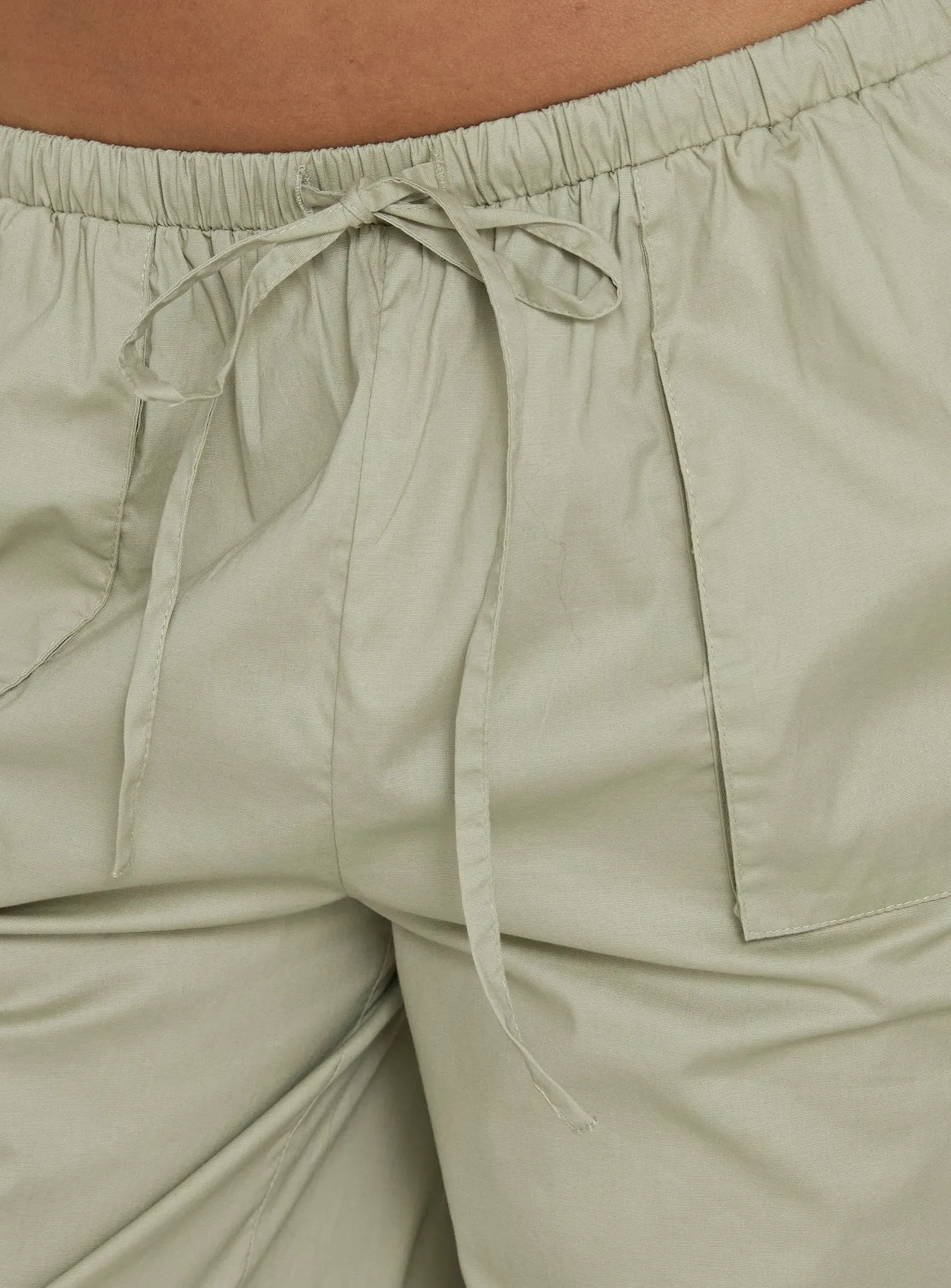 Toren Drawstring Straight Leg Pants Stone sold by Princess Polly product image thumbnail 5