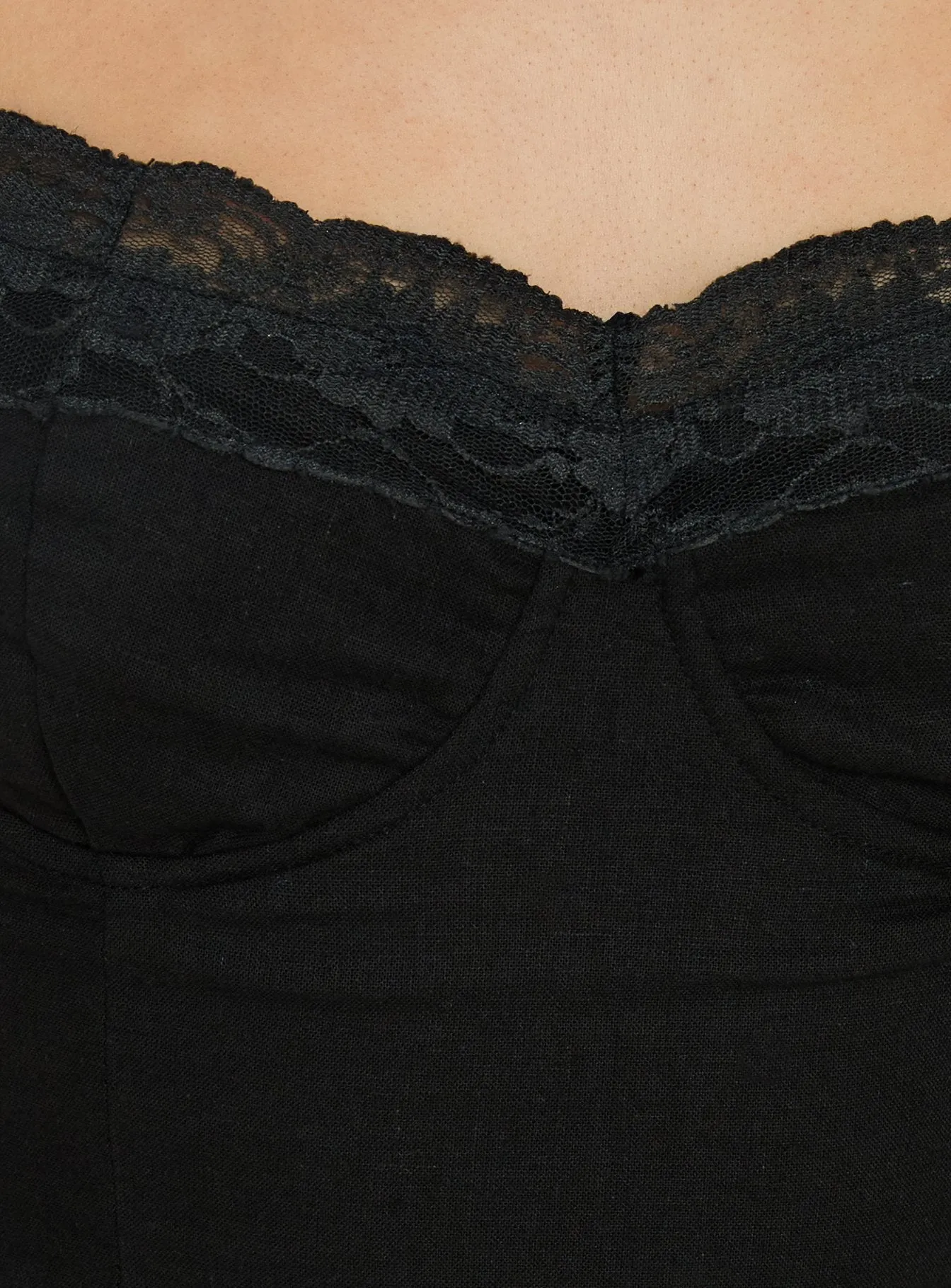 Elsea Structured Cami Top Black sold by Princess Polly product image thumbnail 5