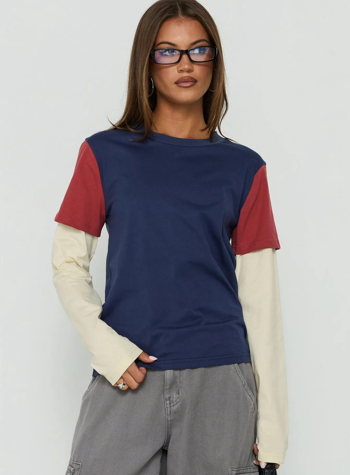 The Brass Long Sleeve Top Multi sold by Princess Polly product image thumbnail 2
