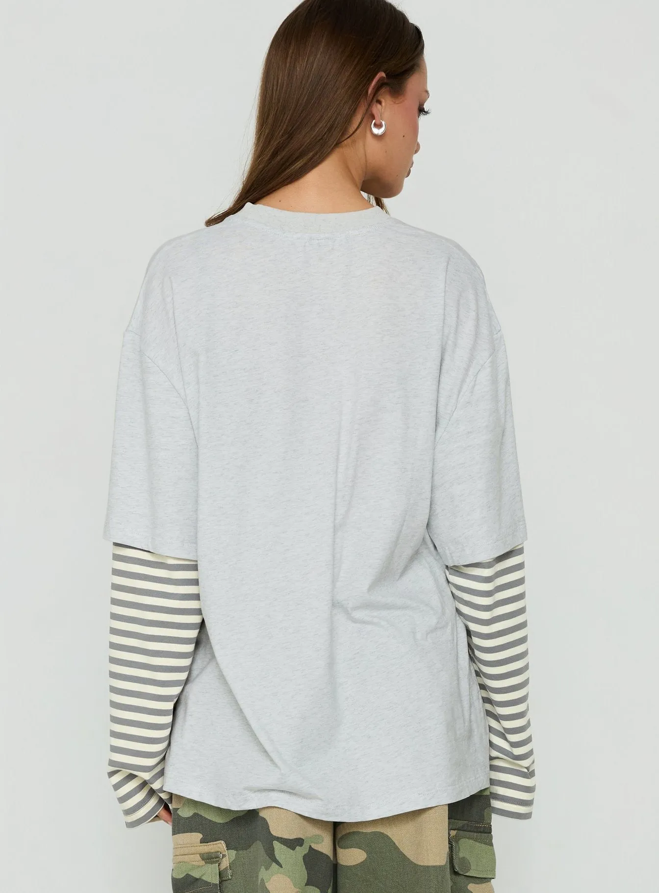 Bottega Shirt Ash Stripe sold by Princess Polly product image thumbnail 5