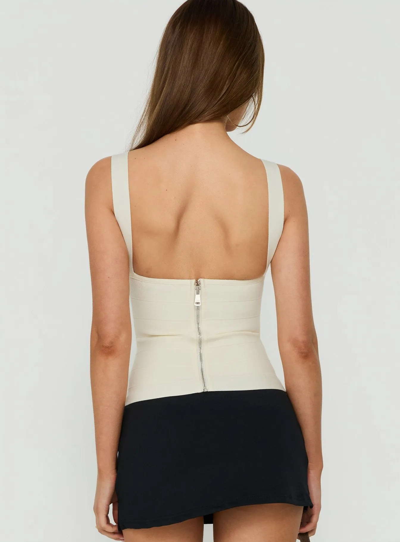 Justina Bandage Top Cream sold by Princess Polly product image thumbnail 5
