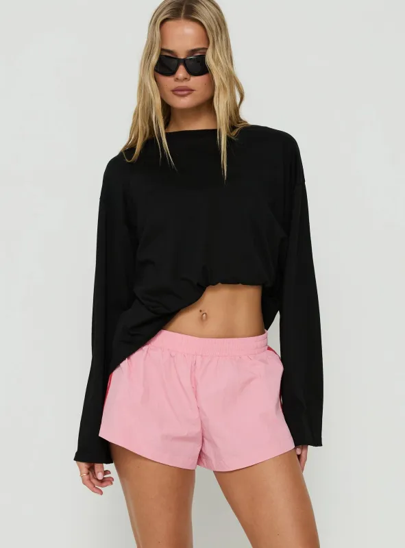 Borderline Track Short Pink / Red made by Princess Polly