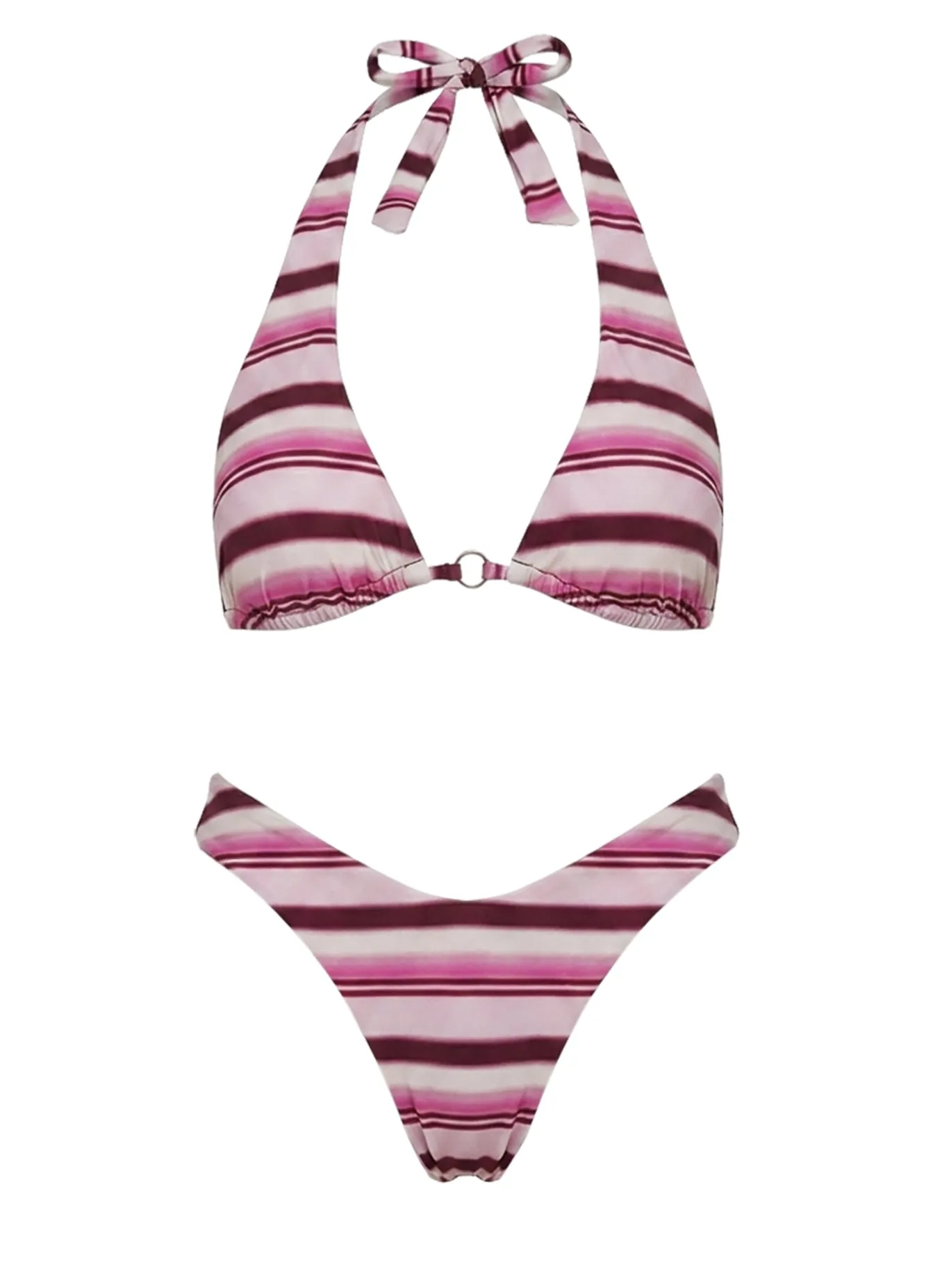 Calbira Cheeky Bikini Bottoms Pink Stripe sold by Princess Polly product image thumbnail 5