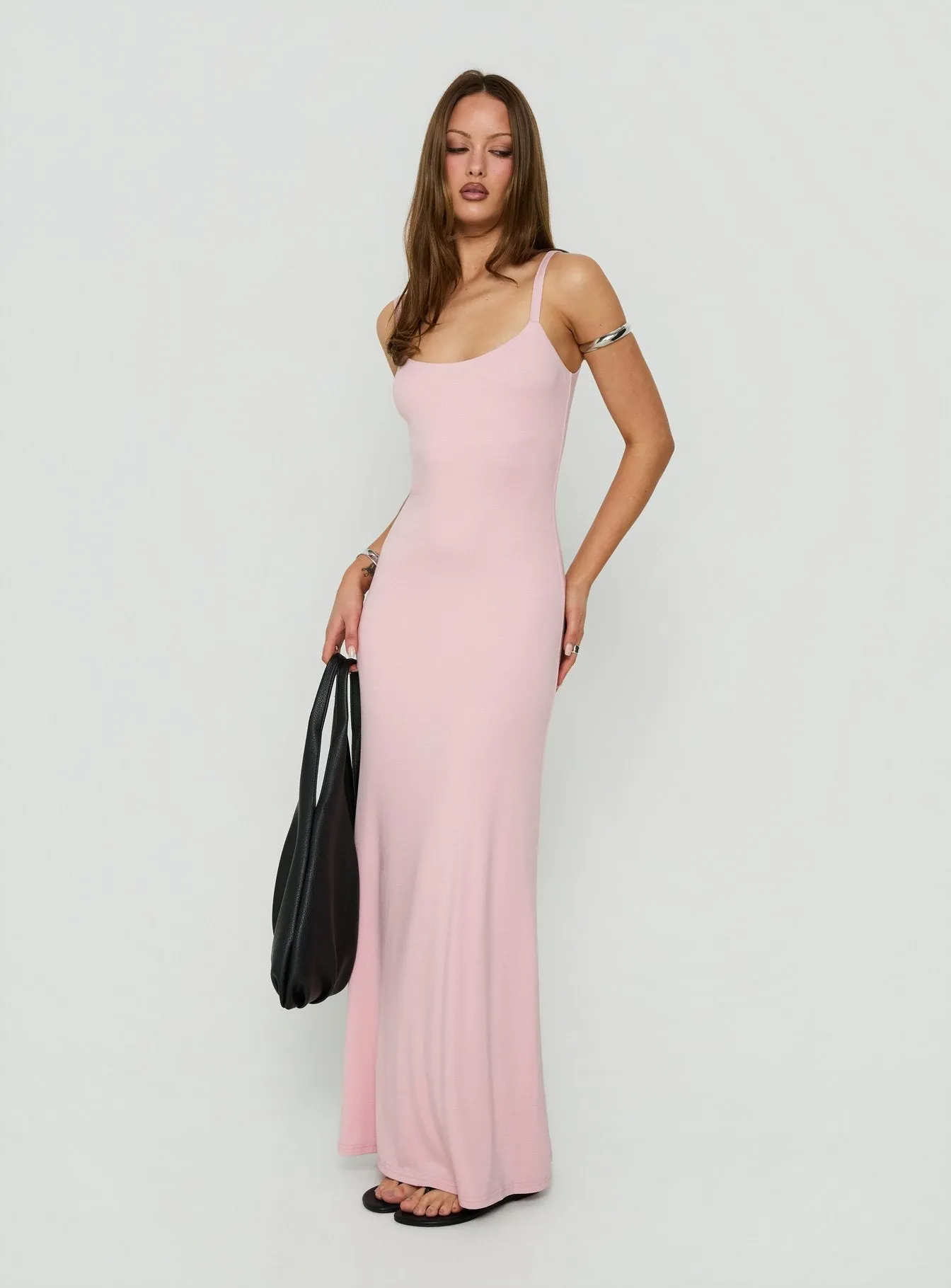 Elecia Scoop Maxi Dress Marshmallow Pink sold by Princess Polly product image thumbnail 3