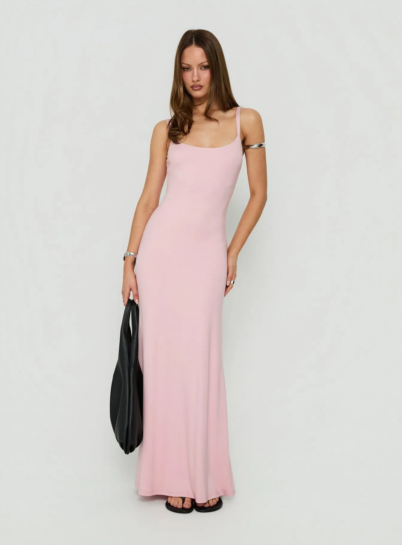 Elecia Scoop Maxi Dress Marshmallow Pink sold by Princess Polly product image thumbnail 2