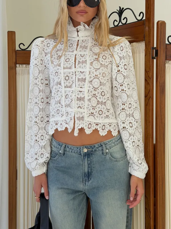 Overtime Blouse Porcelain made by Lioness