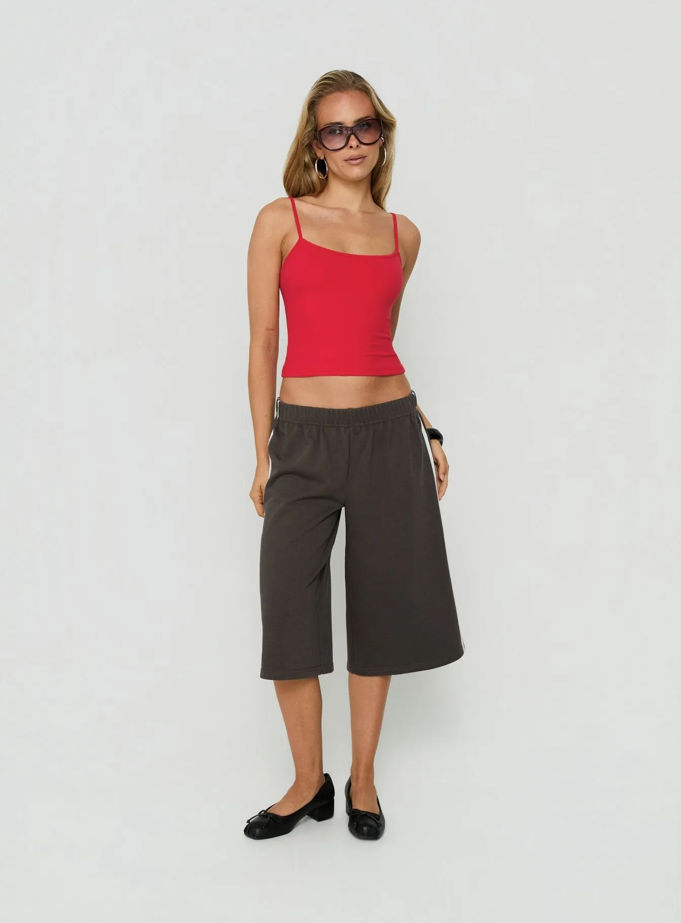 Sayllor Longline Sweat Shorts Iron Grey sold by Princess Polly product image thumbnail 2