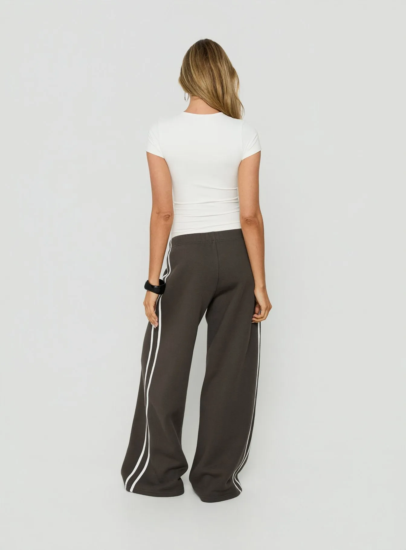 Kennah Wide Leg Sweat Pants Iron Grey sold by Princess Polly product image thumbnail 5