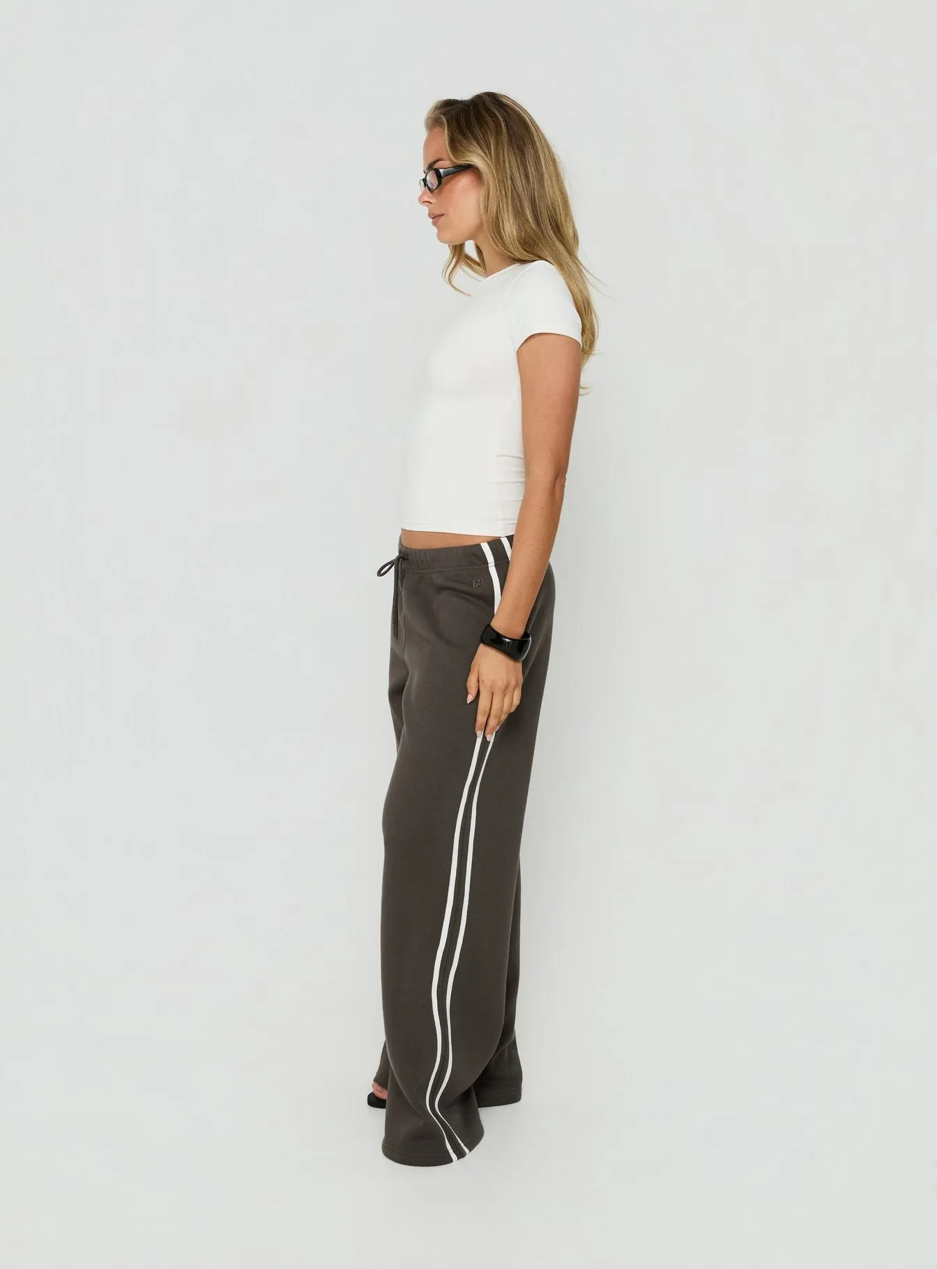 Kennah Wide Leg Sweat Pants Iron Grey sold by Princess Polly product image thumbnail 4