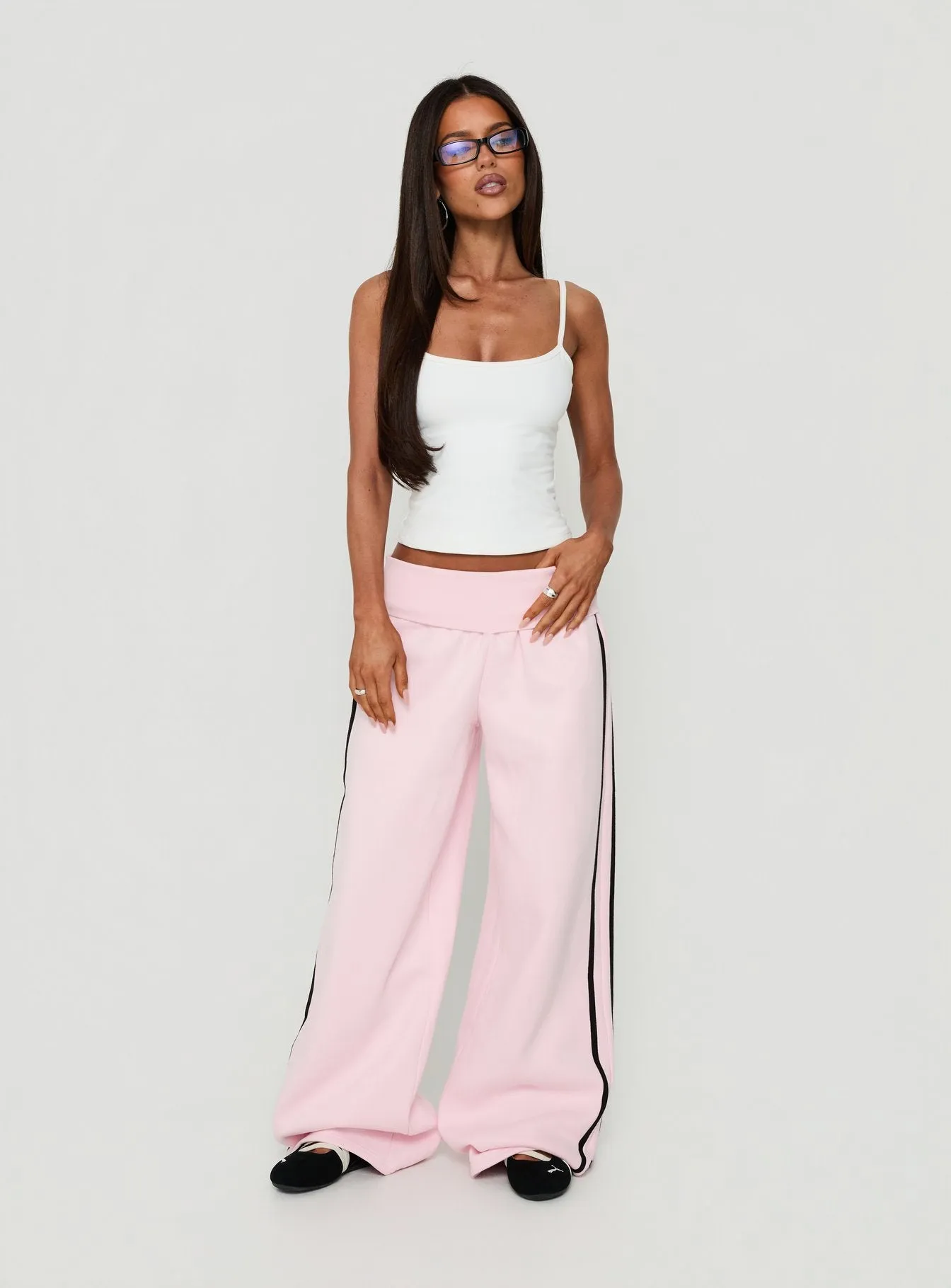 Daily Define Thin Strap Classic Tank Top White sold by Princess Polly product image thumbnail 3