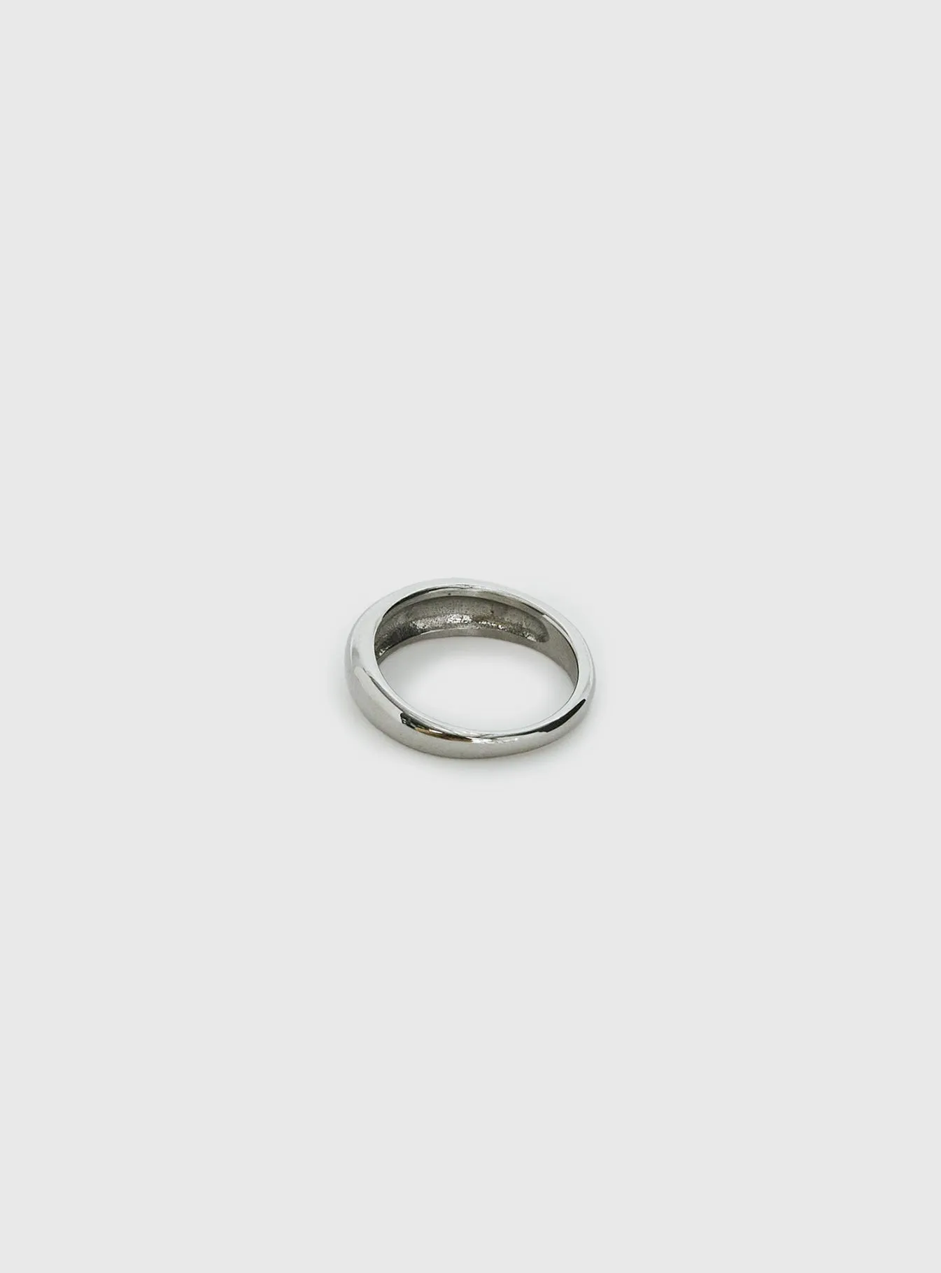 Karensa Stainless Steel Dome Ring Silver sold by Princess Polly product image thumbnail 3