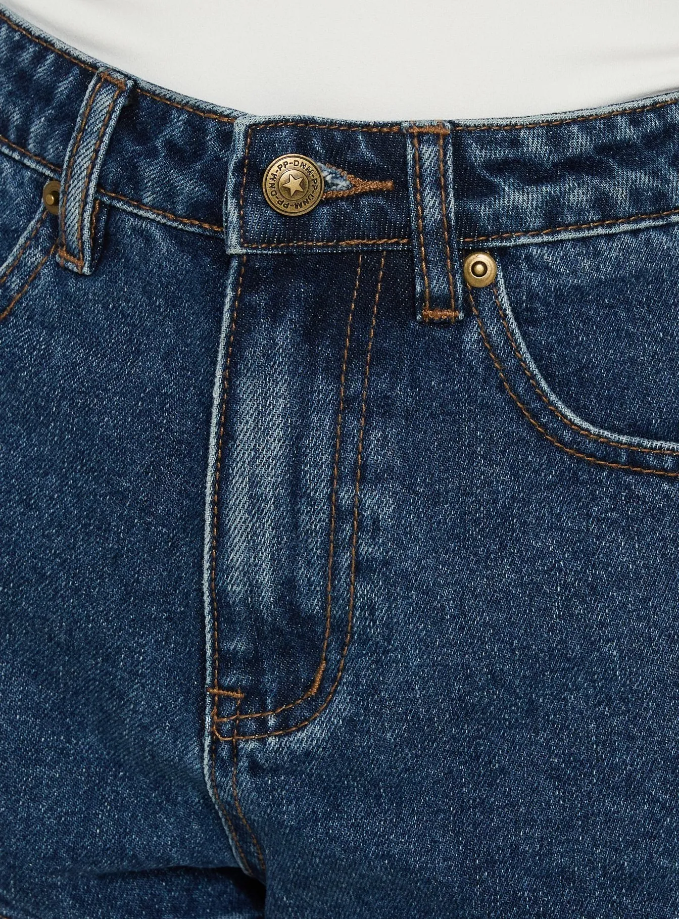 Vivie High Rise Micro Short Indigo Blue sold by Princess Polly product image thumbnail 5