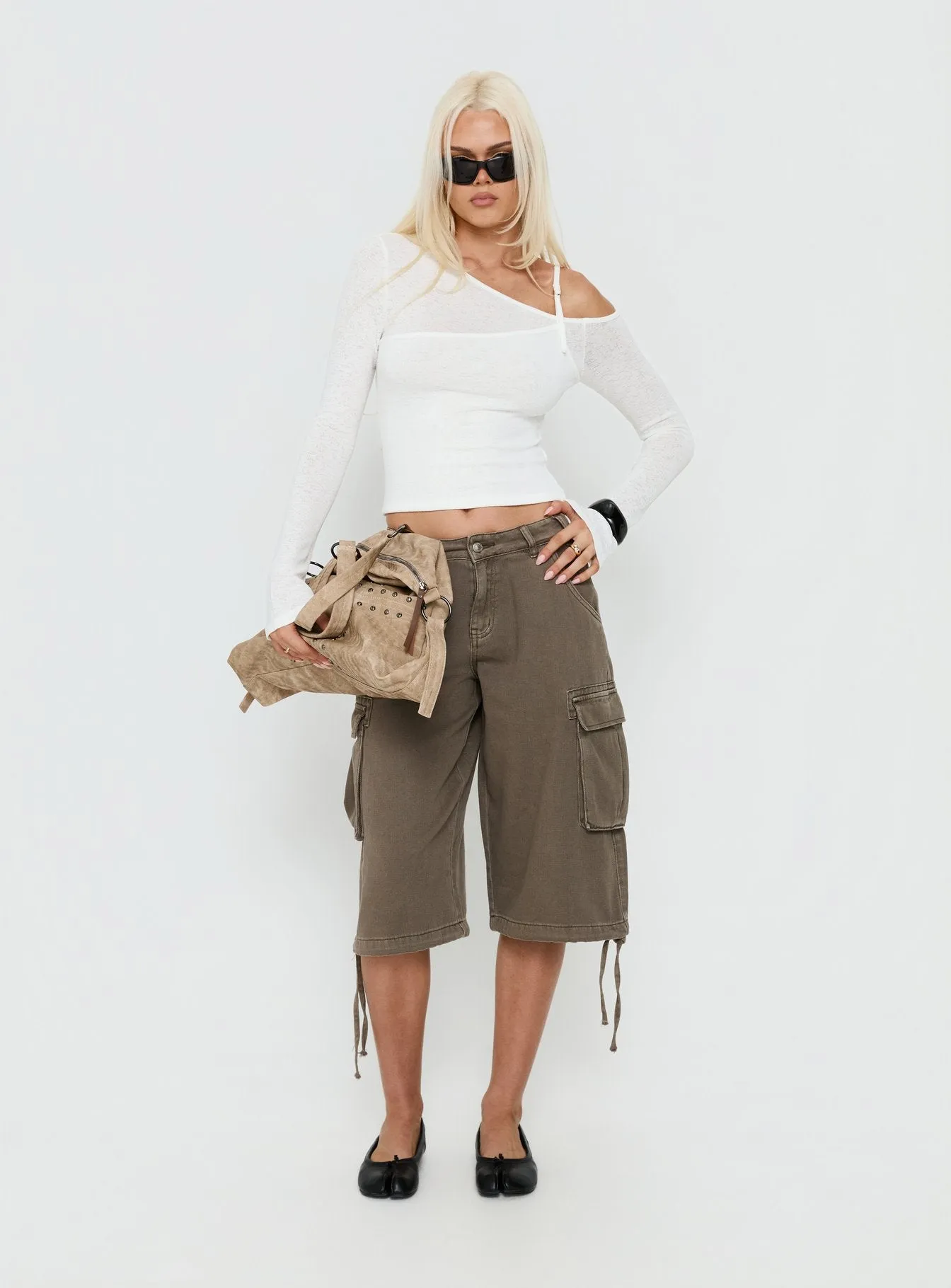 Rosca Layered Long Sleeve Top White sold by Princess Polly product image thumbnail 3