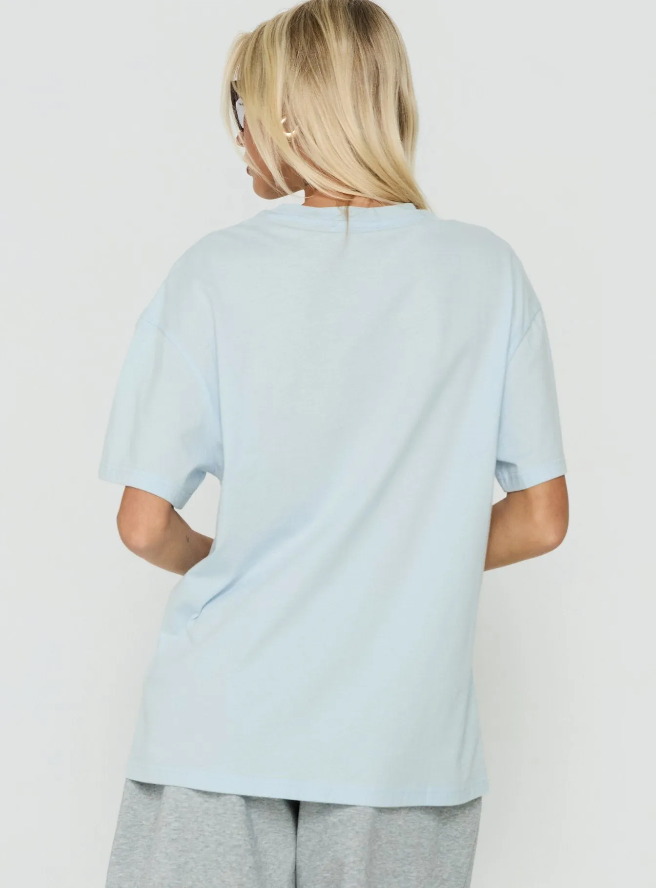 Star Stallion Oversized Graphic Tee Blue sold by Princess Polly product image thumbnail 4