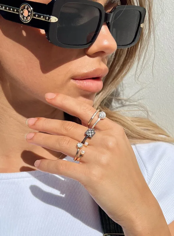 Belmont Ring Pack Multi sold by Princess Polly