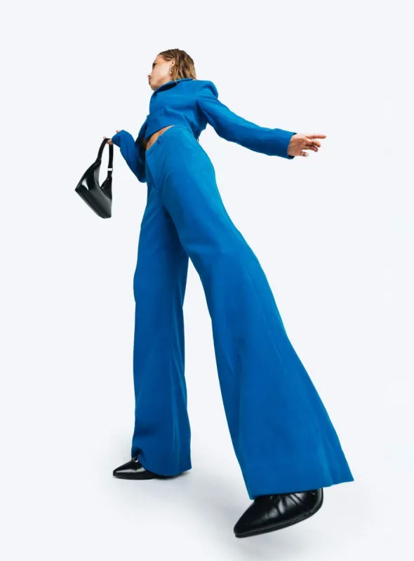 Tetley Pants Blue sold by Princess Polly