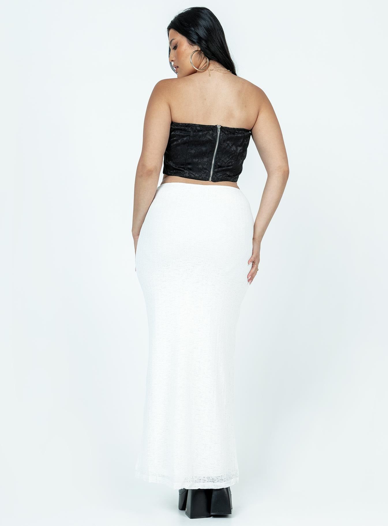Maynard Maxi Skirt White sold by Princess Polly product image thumbnail 5