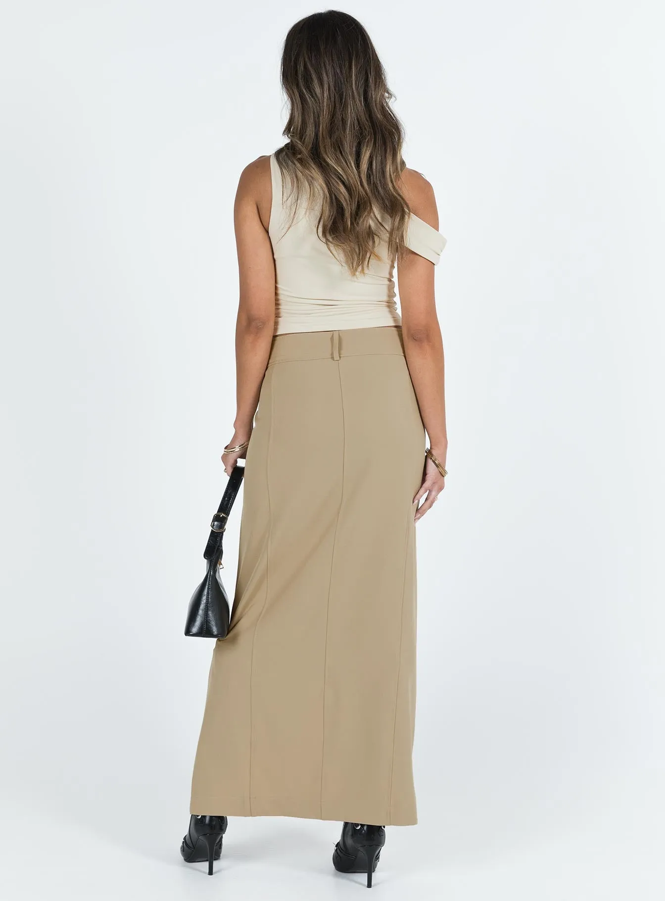 Fall Maxi Skirt Taupe sold by Princess Polly product image thumbnail 5