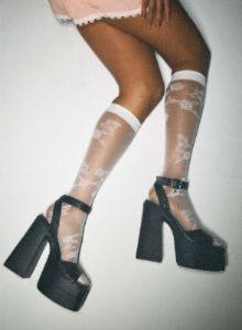 Gilda Stocking Socks White sold by Princess Polly