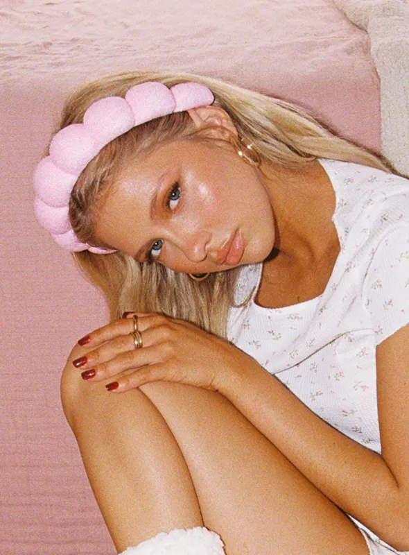 Shimmie Headband Pink sold by Princess Polly