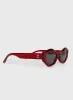 Rayden Sunglasses Red sold by Princess Polly