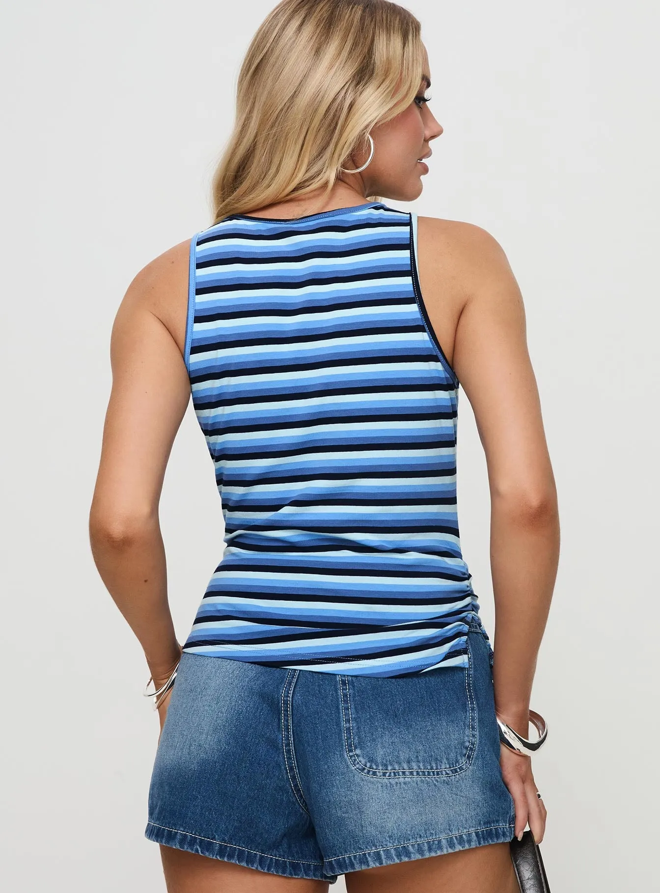 Kingsbridge Top Blue Stripe sold by Princess Polly product image thumbnail 5