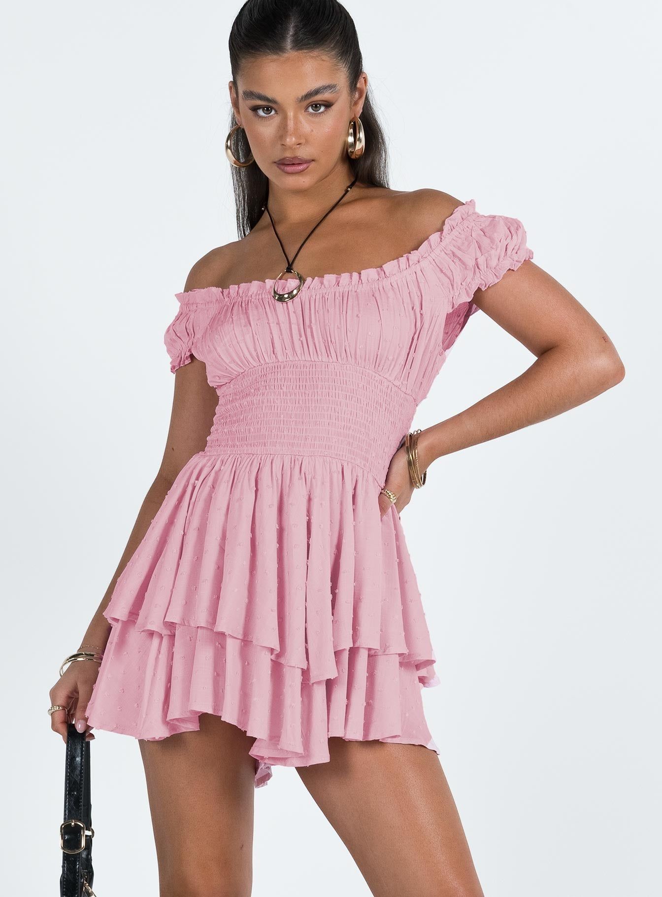 The Love Galore Romper Baby Pink sold by Princess Polly product image thumbnail 2