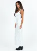 Lupton Maxi Dress White / Blue Floral sold by Princess Polly