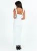Lupton Maxi Dress White / Blue Floral sold by Princess Polly