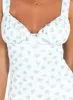 Lupton Maxi Dress White / Blue Floral sold by Princess Polly