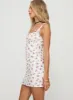 Hughie Mini Dress White / Red Floral sold by Princess Polly