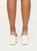 Maylor Platform Heels White sold by Princess Polly