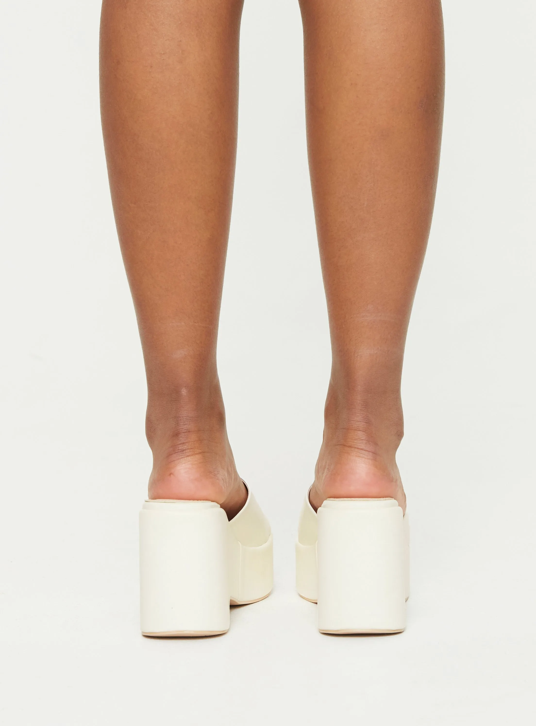 Maylor Platform Heels White sold by Princess Polly product image thumbnail 4
