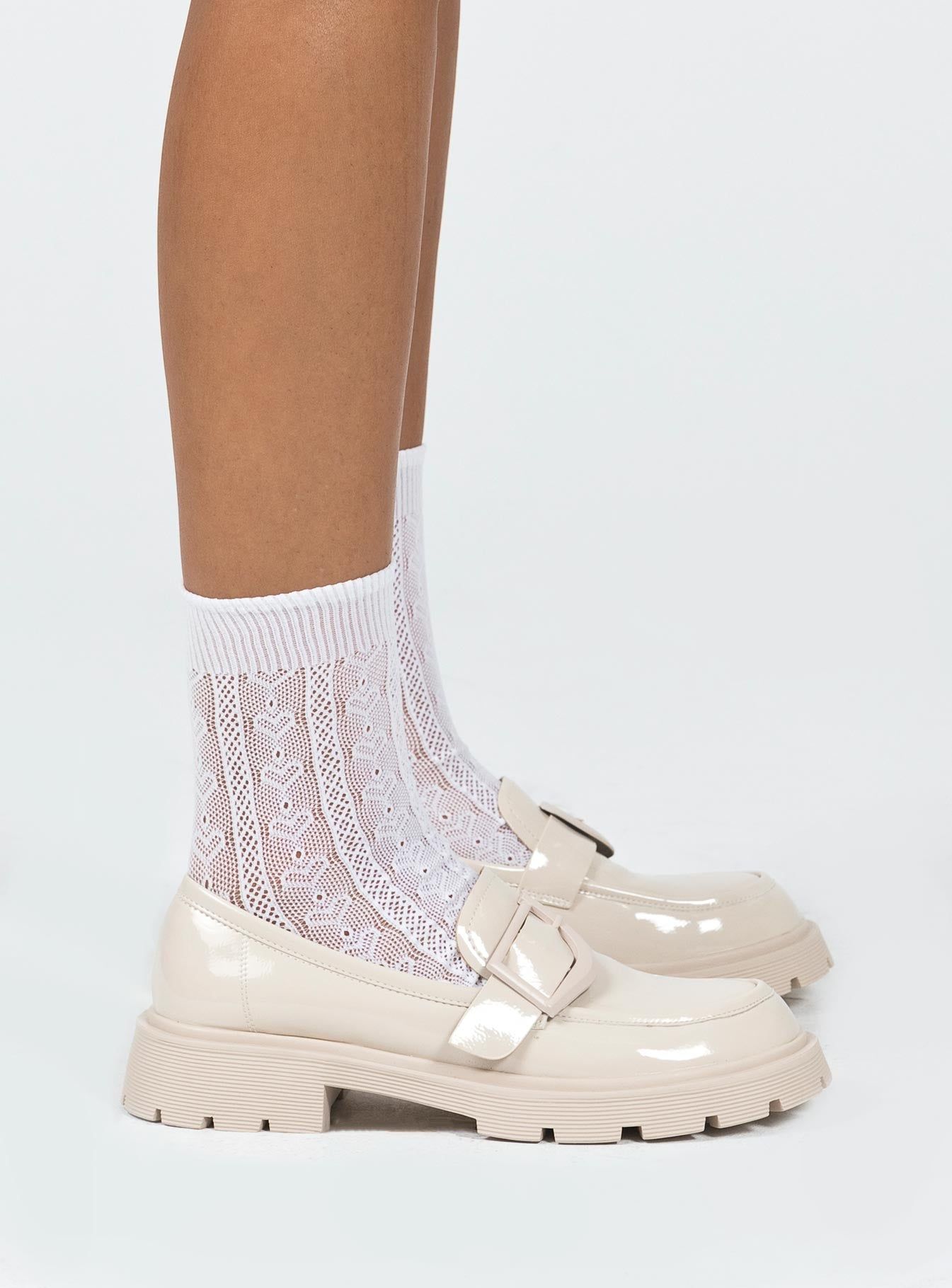 Fitzgerald Loafers Cream sold by Princess Polly product image thumbnail 3