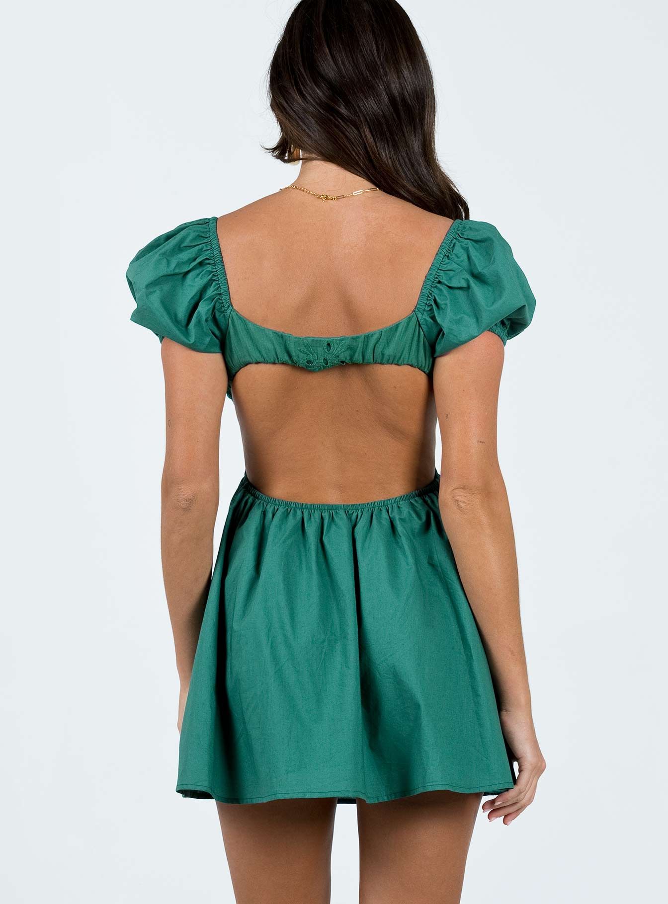 Elizer Mini Dress Green sold by Princess Polly product image thumbnail 5